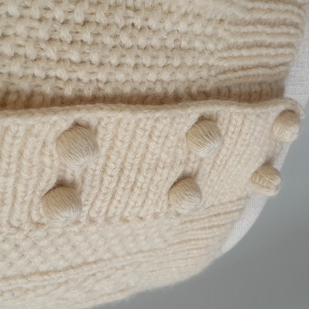Elegant Cream Knit Cardigan - Picture 4 of 8